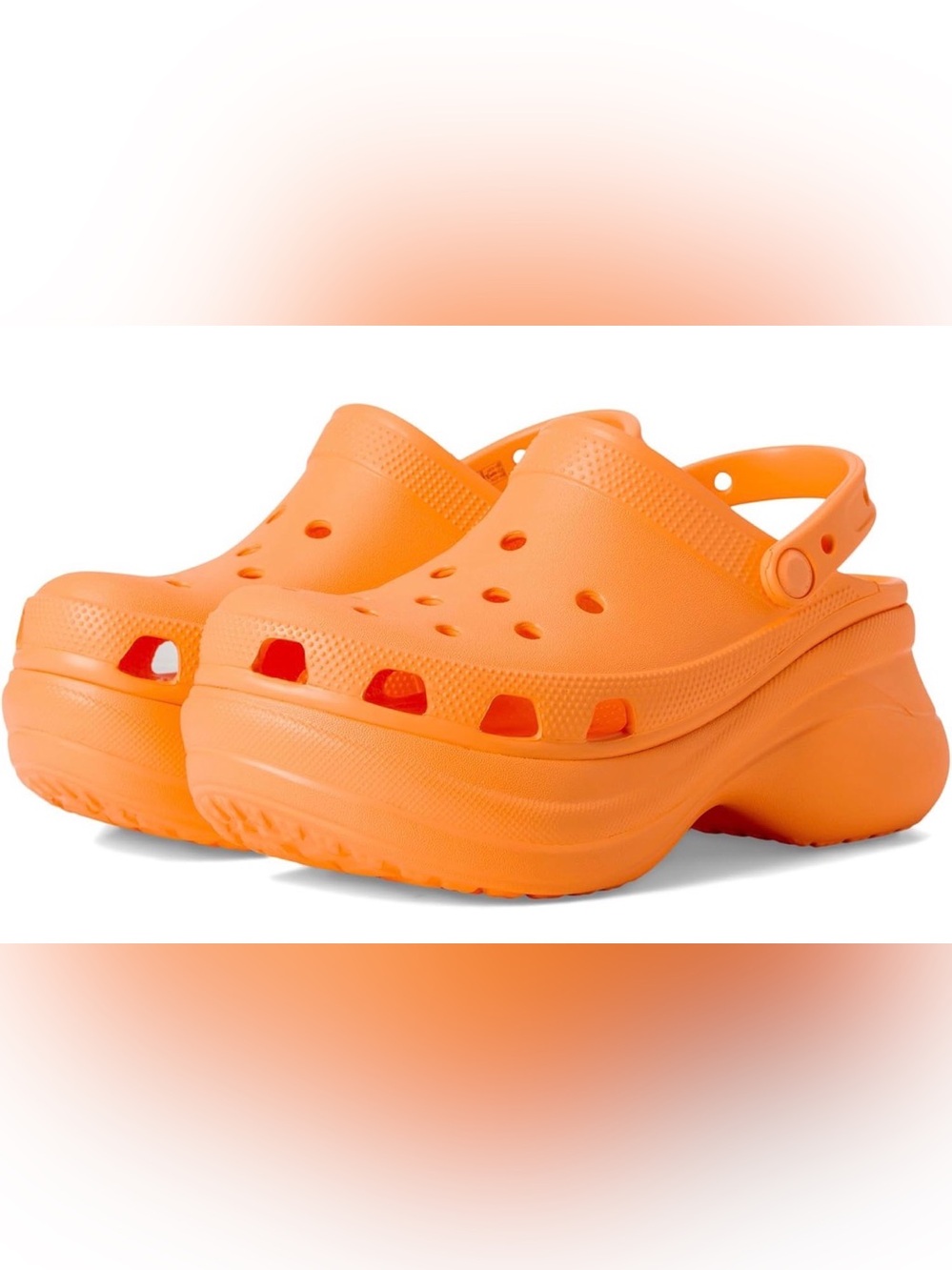 Crocs  Women's  Orangesicle Classic Bae  Comfort Clogs Size 10 New